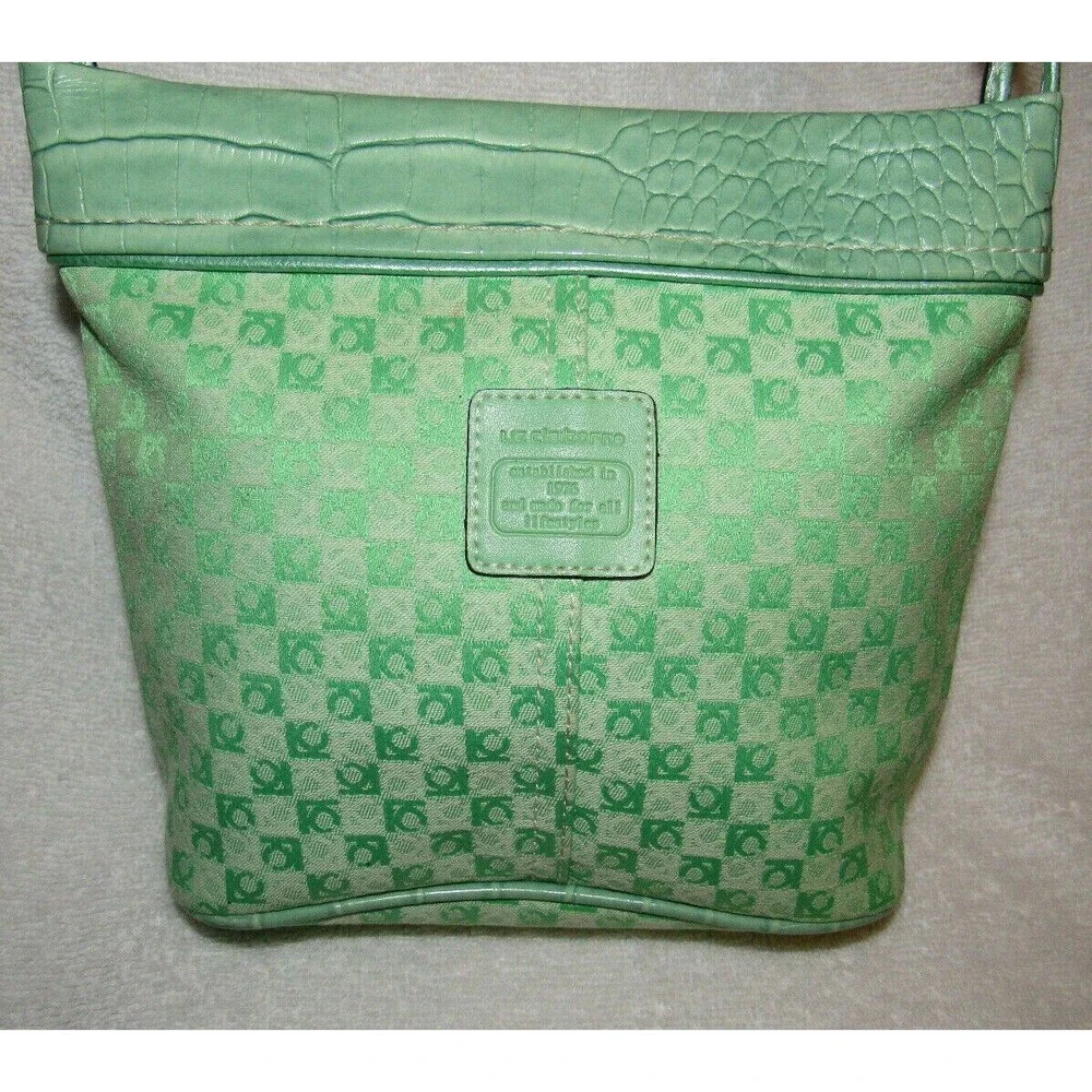 Liz Claiborne Vintage Small Mint Green Purse - Picture 4 of 6